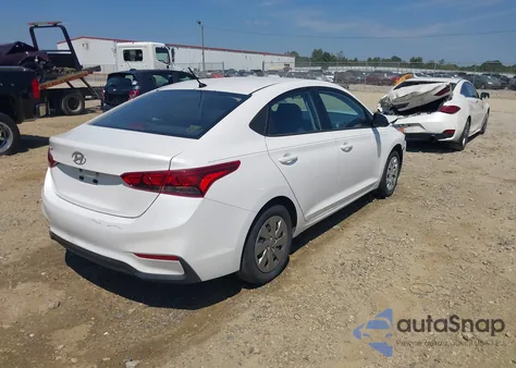 2020 Hyundai Accent Se from USA, damaged, VIN 3KPC24A67LE099235